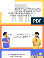 Memperkokoh Peran Mahasiswa Dalam Menangkal Radikalisme Dan Terorisme Melalui Penerapan Pancasila