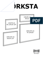 Ikea Bjorksta (200x140) Picture Frame