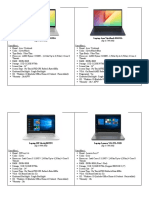 Laptop Asus Vivobook M413Da Laptop Asus Vivobook M413Ia: (RP 9.299.000) (RP 8.799.000)