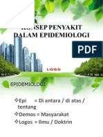 1. Konsep Penyakit dalam epidemiologi