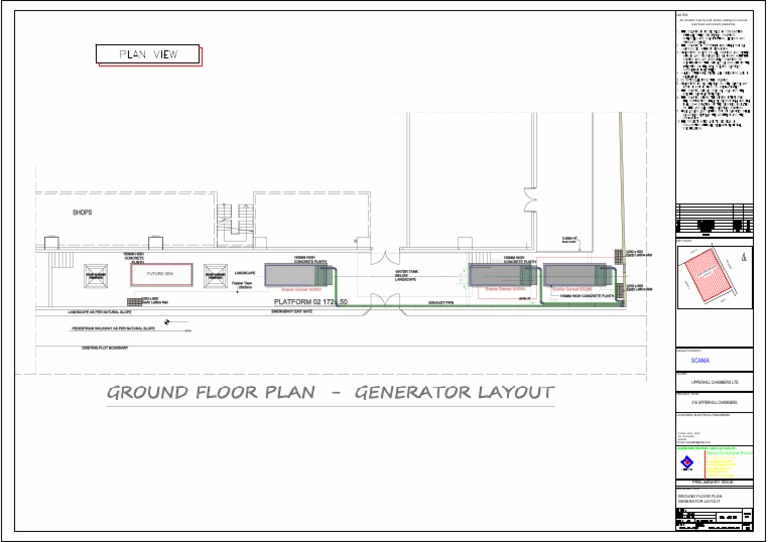 Power House Rev2 Plan View | PDF | Economic Sectors