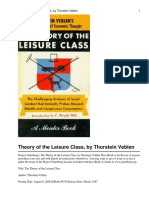Veblen - The Theory of The Leisure Class