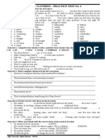 Unit 2: Clothing - Practice Test No. 4