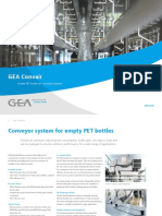 GEA Convair: Empty PET Bottle Air Conveying System