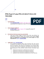 PPH Pasal 15 Jasa Pelayaran Resume