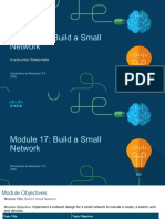 Module 17: Build A Small Network: Instructor Materials