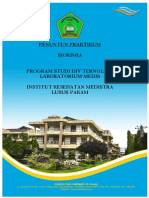 Penuntun Praktikum Biokimia