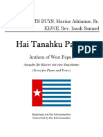 Verlag Der Klaviermusiker - Hai Tanahku Papua