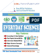 Everyday Science MCQs PDF Book