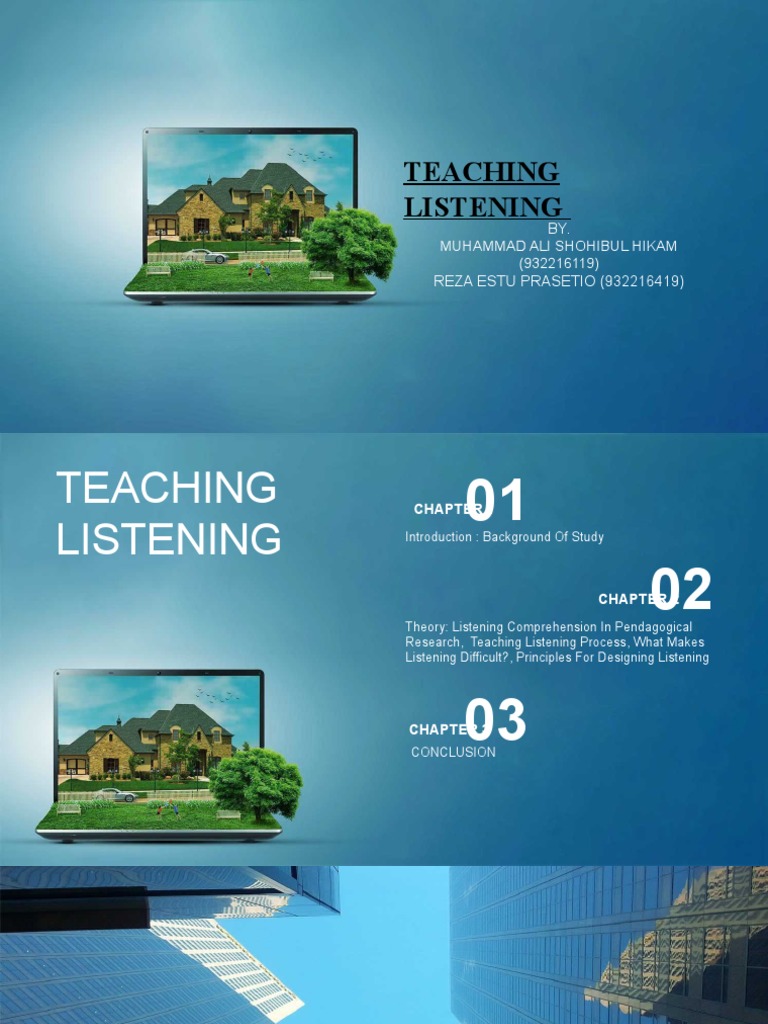 Effective Strategies for Teaching Listening | PDF | Teachers | Pedagogy