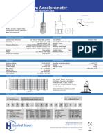 HS-150 Premium Accelerometer: AC Acceleration Output Via Flame Retardant Cable