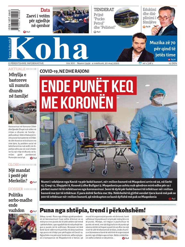 Gazeta Koha WWW Koha.mk 20052020 PDF