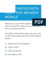 Get Started With Foxit PDF Reader: Mobile