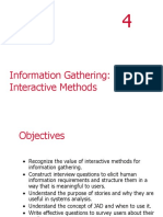 Information Gathering: Interactive Methods