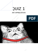 Quiz 1: Art Appreciation