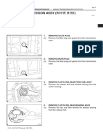 Manual Transmission Assy (R151F, R151) : Overhaul