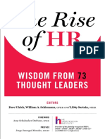 The Rise of HR Wisdom From 73 Thought Leaders 2015 Tcm18 15549