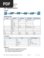 Assignment 7.1 Implement DHCPv4