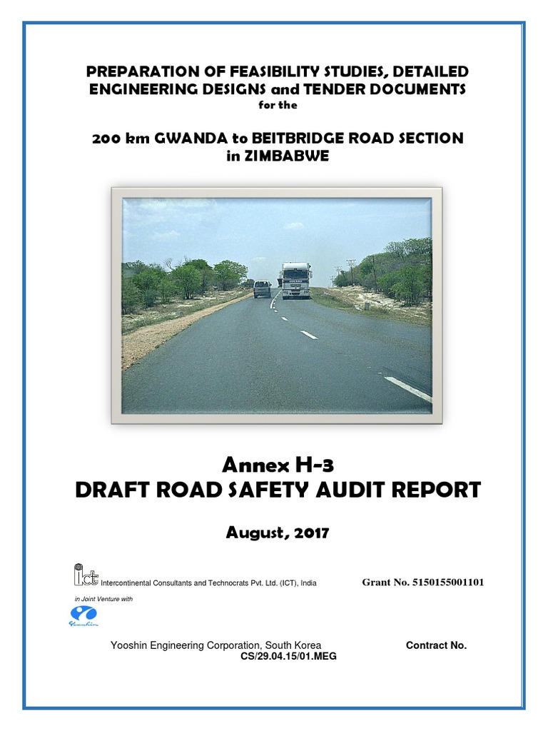Gwanda-Beitbridge Road Safety Audit | PDF | Road | Road Traffic Safety