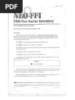NEO PI-R Personality Inventory Questionnaire | PDF | Cognition ...