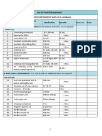 List of Tools & Equipment: Electronics Mechanic