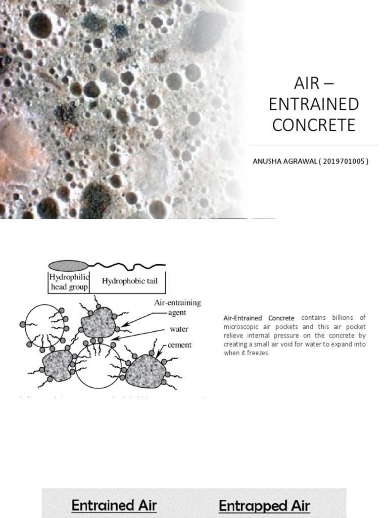 Air Entrained Concrete | PDF | Concrete | Cement