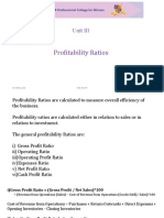 Overall Profitability Ratios