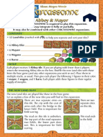 Carcassone Expansion 5 Rules - Abbey and Mayor