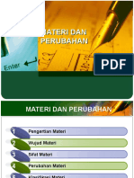 Materi dan Perubahannya