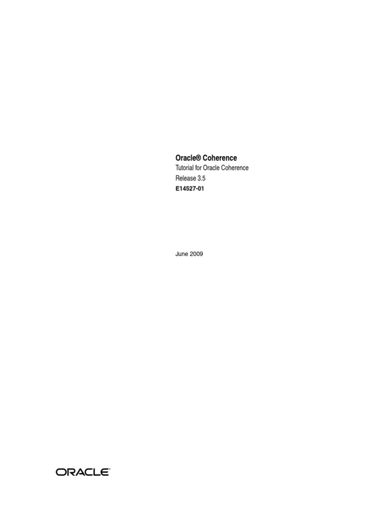 Oracle Coherence | Accessibility | Java (Programming Language)