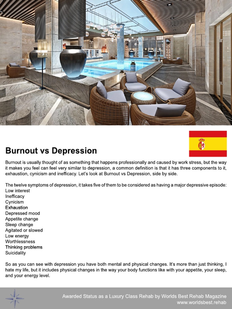 Burnout Vs Depression Pdf