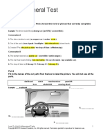 Unit 4 General Test: Listen To The Conversations. Then Choose The Word or Phrase That Correctly Completes Each Sentence