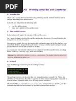 Chapter 6 Lab - Working with Files and Directories