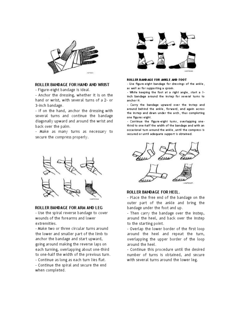 Bandaging Technique Foot Ankle