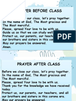 PPT Prayer Before Classs