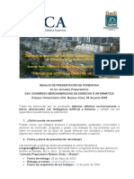 Reglamento Ponencias FIADI Congreso Preparatorio UCA Buenos Aires Junio 2020