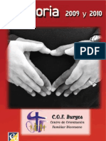 Memoria del Centro diocesano de Orientación Familiar de Burgos 2009-2010