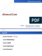 Advanced Lean Training Manual Overview