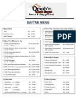 Daftar Menu Polos OMB