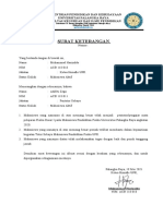 Surat Keterangan Pernah Mentutor