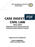 Jleonen Case Digest Civil Law