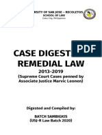 Jleonen Case Digest Remedial Law