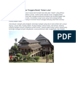Rumah Adat NTB (Nusa Tenggara Barat) "Dalam Loka"