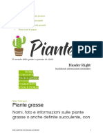 piante