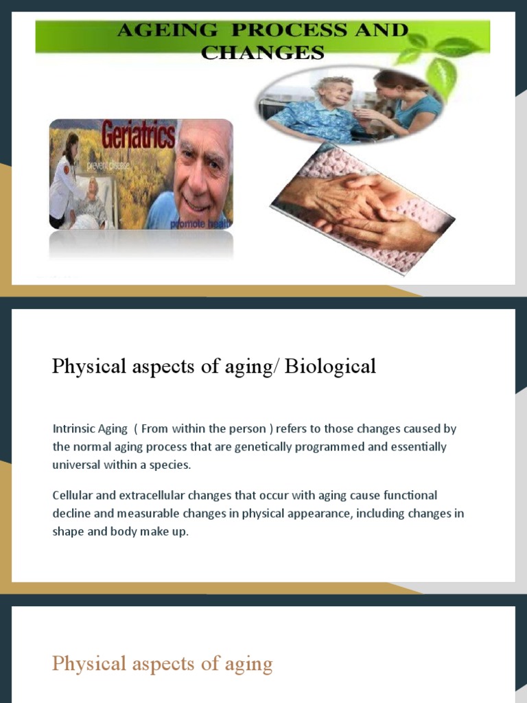 Biological Aspects of Aging Explained | PDF | Heart | Urinary Incontinence