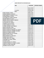 EXAMES PREVENTIVO