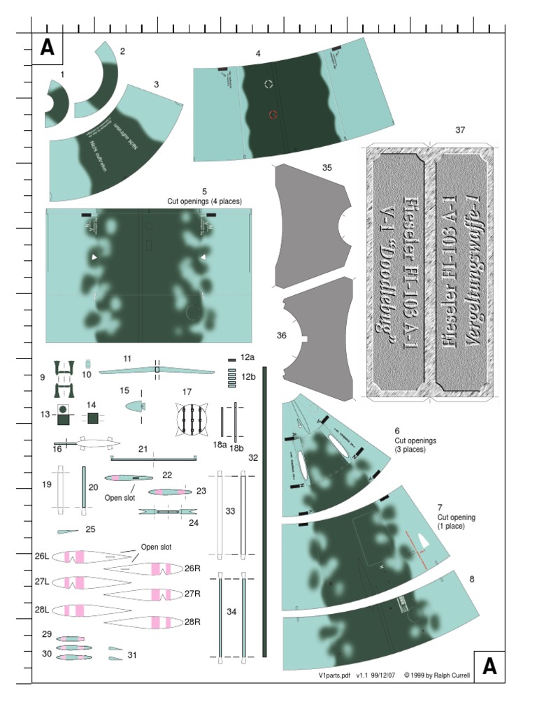 V 1 Parts | PDF