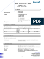 Material Safety Data Sheet ARDROX 1873A: 1. Identification of The Product / Company