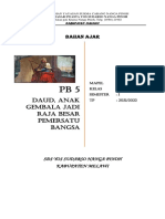 Materi PB 5 Daud, Anak Gembala Jadi Raja Besar Pemersatu Bangsa