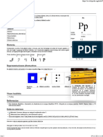 P - Wikipedia, La Enciclopedia Libre